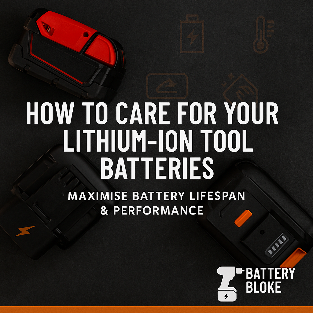 How to Care for Your Lithium-Ion Tool Batteries and Maximise Their Lifespan